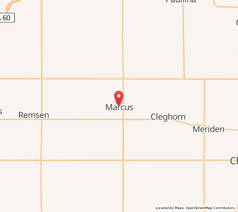 Map of Marcus, Iowa