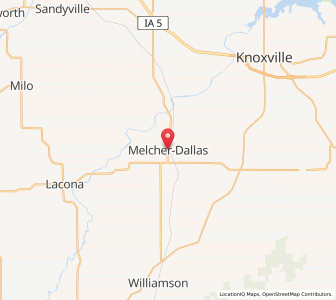 Map of Melcher-Dallas, Iowa