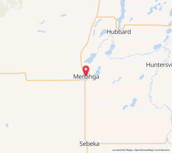 Map of Menahga, Minnesota