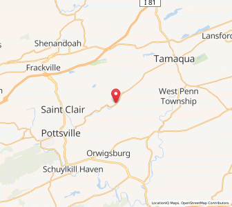 Map of Middleport, Pennsylvania
