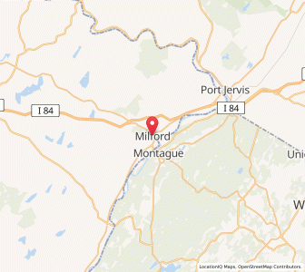 Map of Milford, Pennsylvania