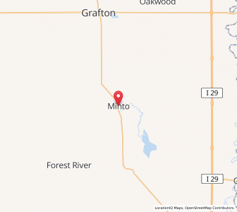 Map of Minto, North Dakota