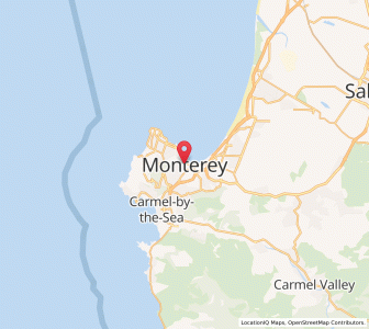 Map of Monterey, California