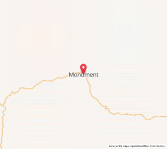 Map of Monument, Oregon
