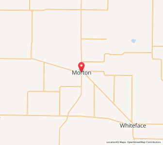 Map of Morton, Texas