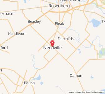 Map of Needville, Texas