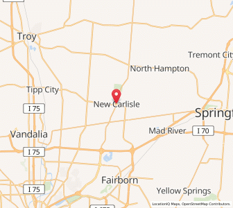 Map of New Carlisle, Ohio