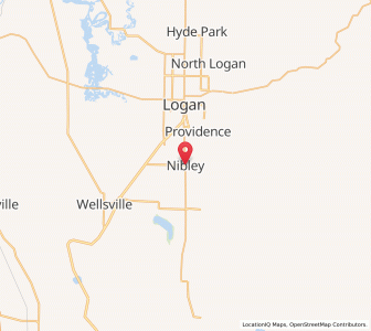 Map of Nibley, Utah