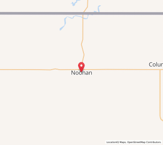 Map of Noonan, North Dakota