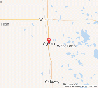 Map of Ogema, Minnesota