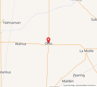 Map of Ohio, Illinois