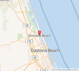 Map of Ormond Beach, Florida