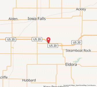 Map of Owasa, Iowa