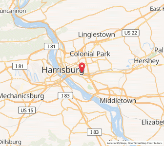Map of Paxtang, Pennsylvania