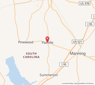 Map of Paxville, South Carolina