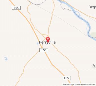 Map of Perryville, Missouri