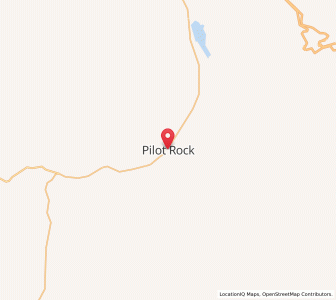 Map of Pilot Rock, Oregon
