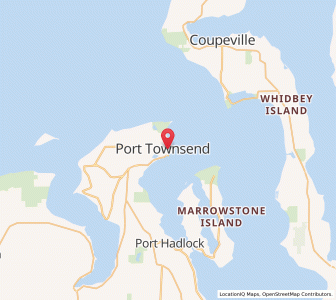 Map of Port Townsend, Washington