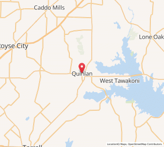 Map of Quinlan, Texas
