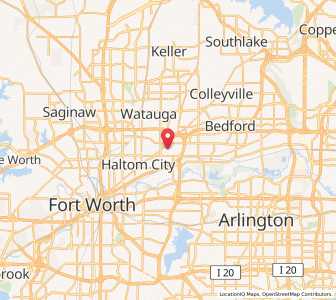 Map of Richland Hills, Texas