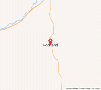 Map of Rockland, Idaho