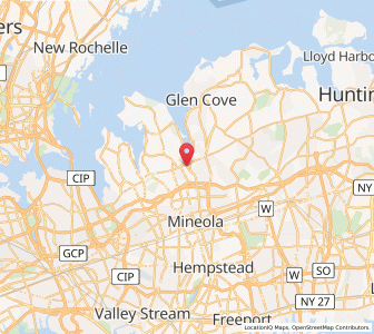 Map of Roslyn, New York