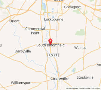 Map of South Bloomfield, Ohio