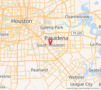 Map of South Houston, Texas