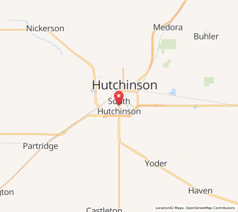 Map of South Hutchinson, Kansas