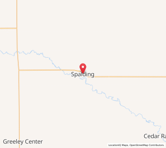 Map of Spalding, Nebraska