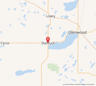 Map of Starbuck, Minnesota