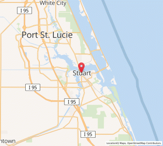 Map of Stuart, Florida