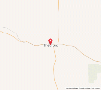 Map of Thedford, Nebraska
