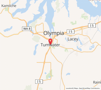 Map of Tumwater, Washington
