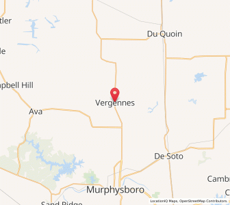 Map of Vergennes, Illinois