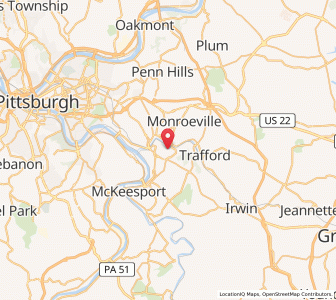 Map of Wilmerding, Pennsylvania