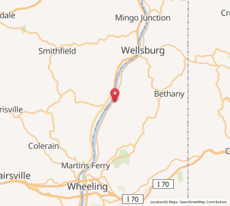 Map of Windsor Heights, West Virginia