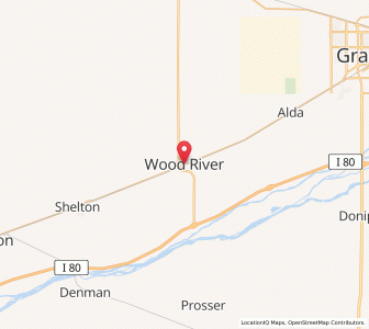 Map of Wood River, Nebraska