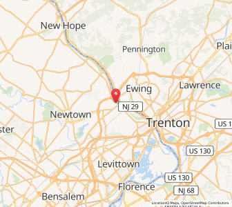 Map of Yardley, Pennsylvania