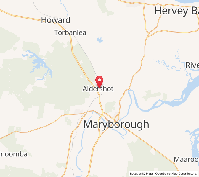Map of Aldershot, Queensland