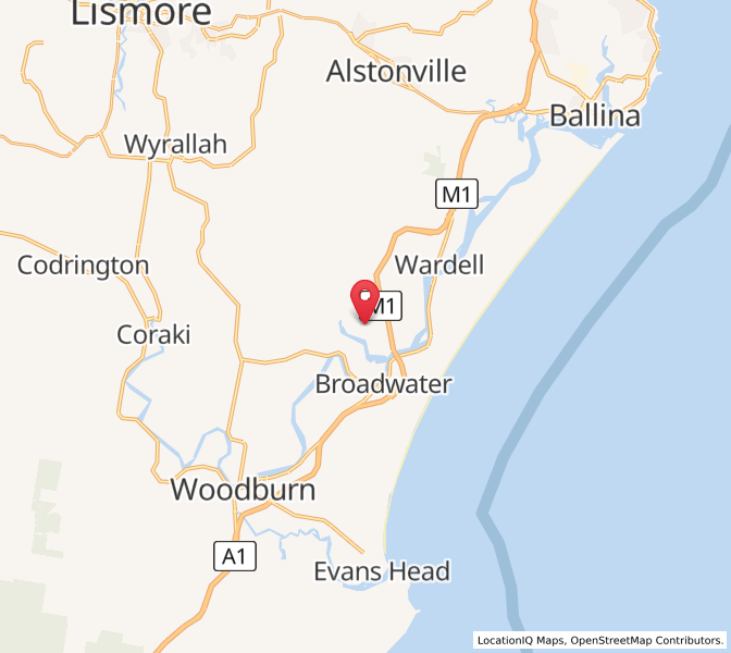 Map of Bagotville, New South Wales