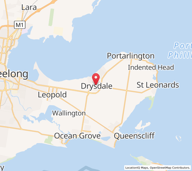 Map of Drysdale, VictoriaVictoria