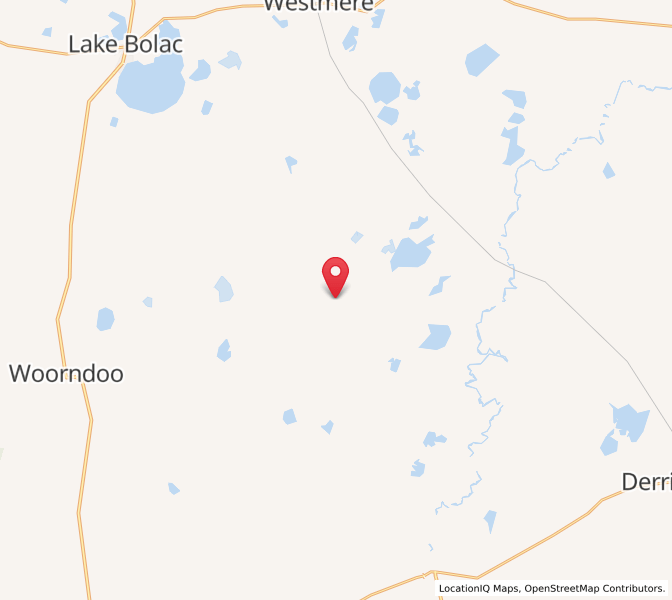 Map of Dundonnell, VictoriaVictoria