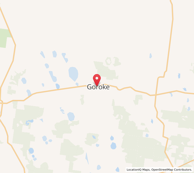 Map of Goroke, VictoriaVictoria