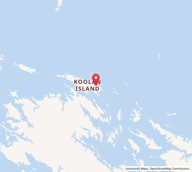Map of Koolan, Western Australia
