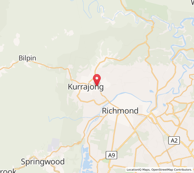 Map of Kurmond, New South Wales