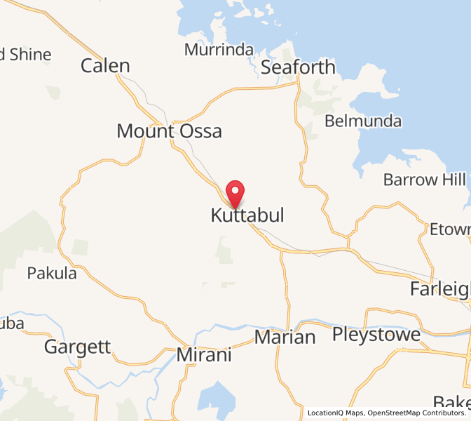Map of Kuttabul, Queensland