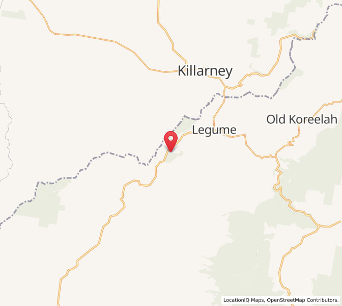 Map of Lower Acacia Creek, New South Wales
