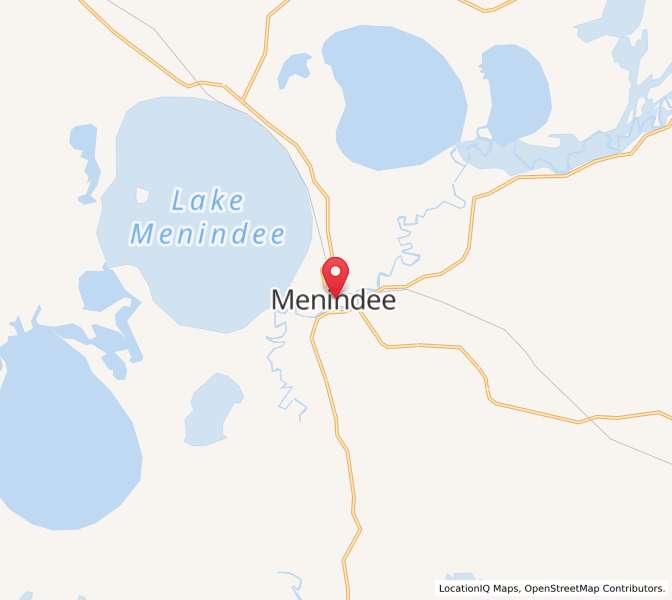 Map of Menindee, New South Wales