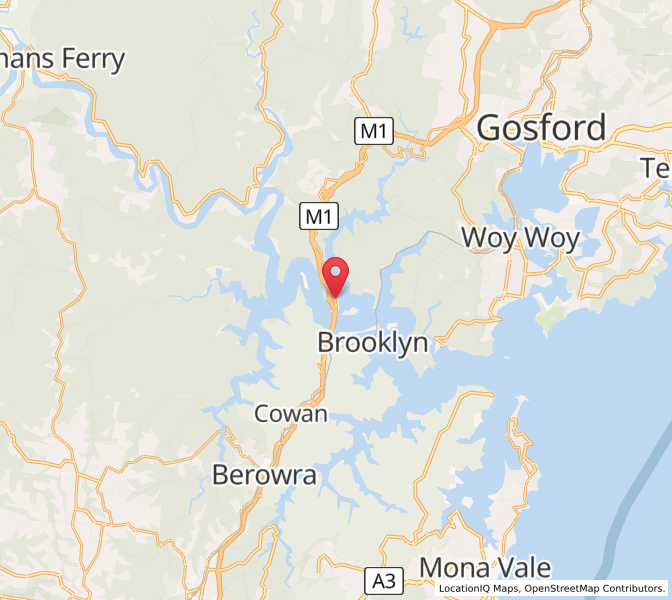 Map of Mooney Mooney, New South Wales